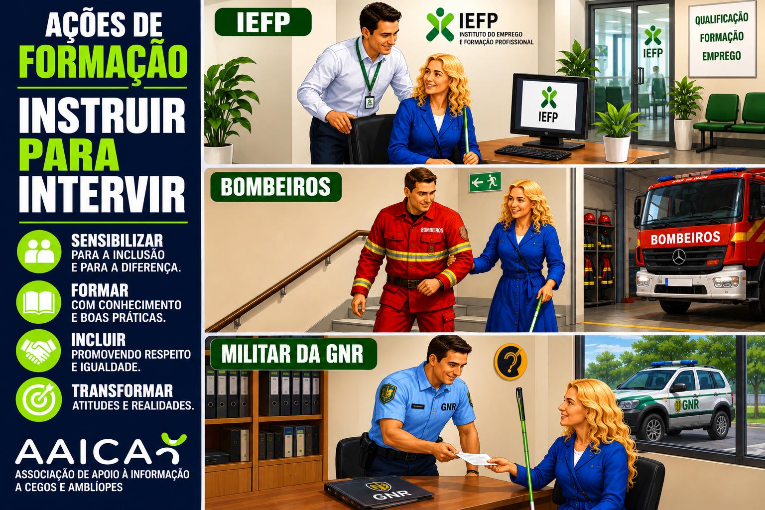 Ações de Formação Instruir para Intervir - IEFP, Bombeiros e GNR